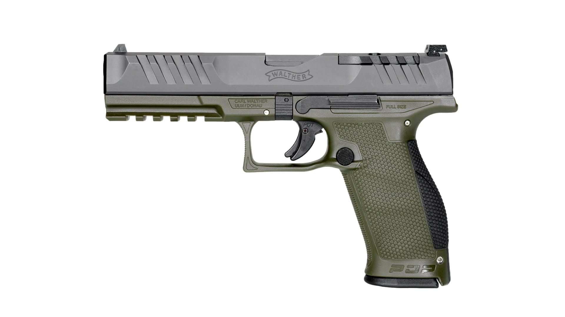 WALTHER ARMS PDP 9MM FS 5" BLK/GRN 10+1 OR
