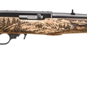 RUGER 10/22 BISON 22LR BL/WD 18.5