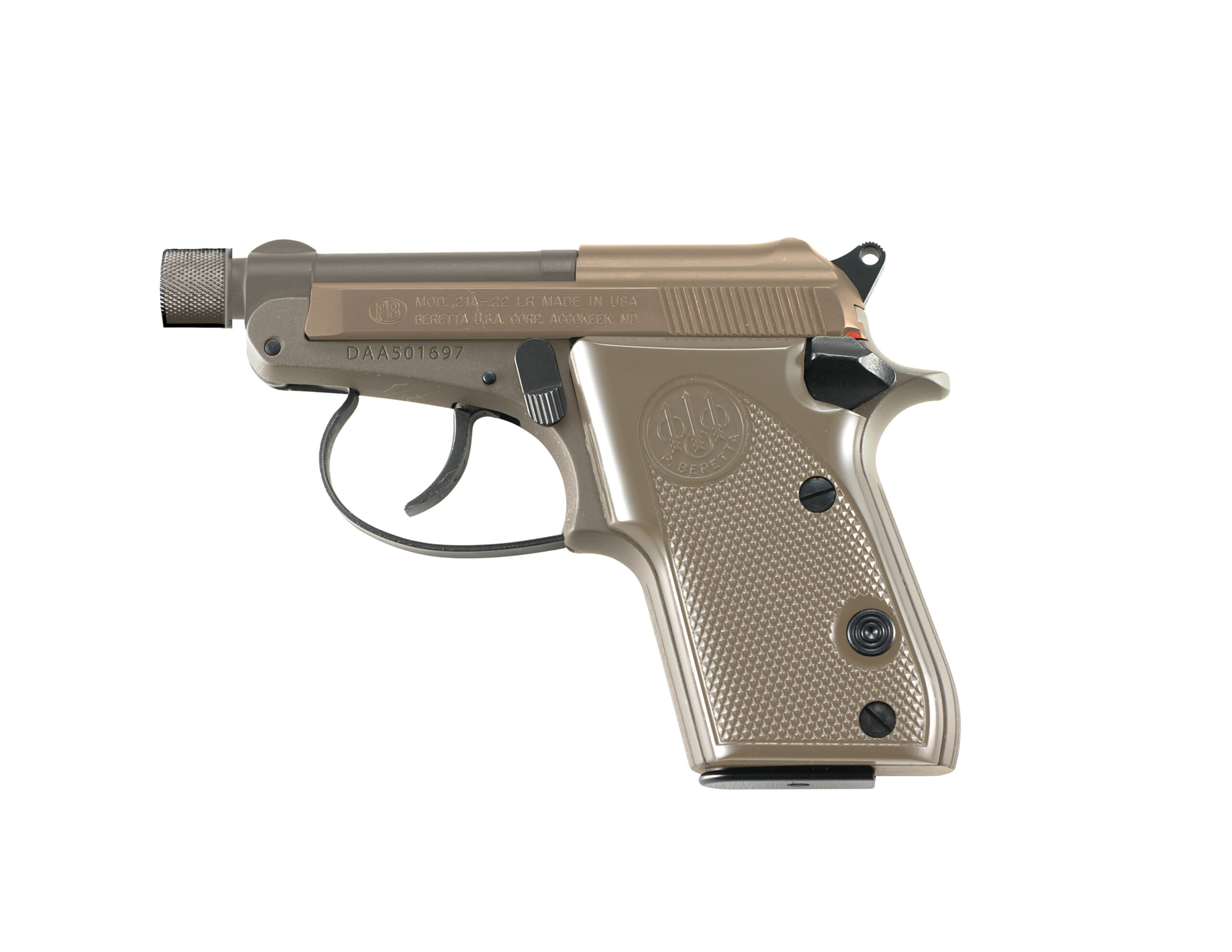 BERETTA 21 BOBCAT FDE 22LR FDE TB #