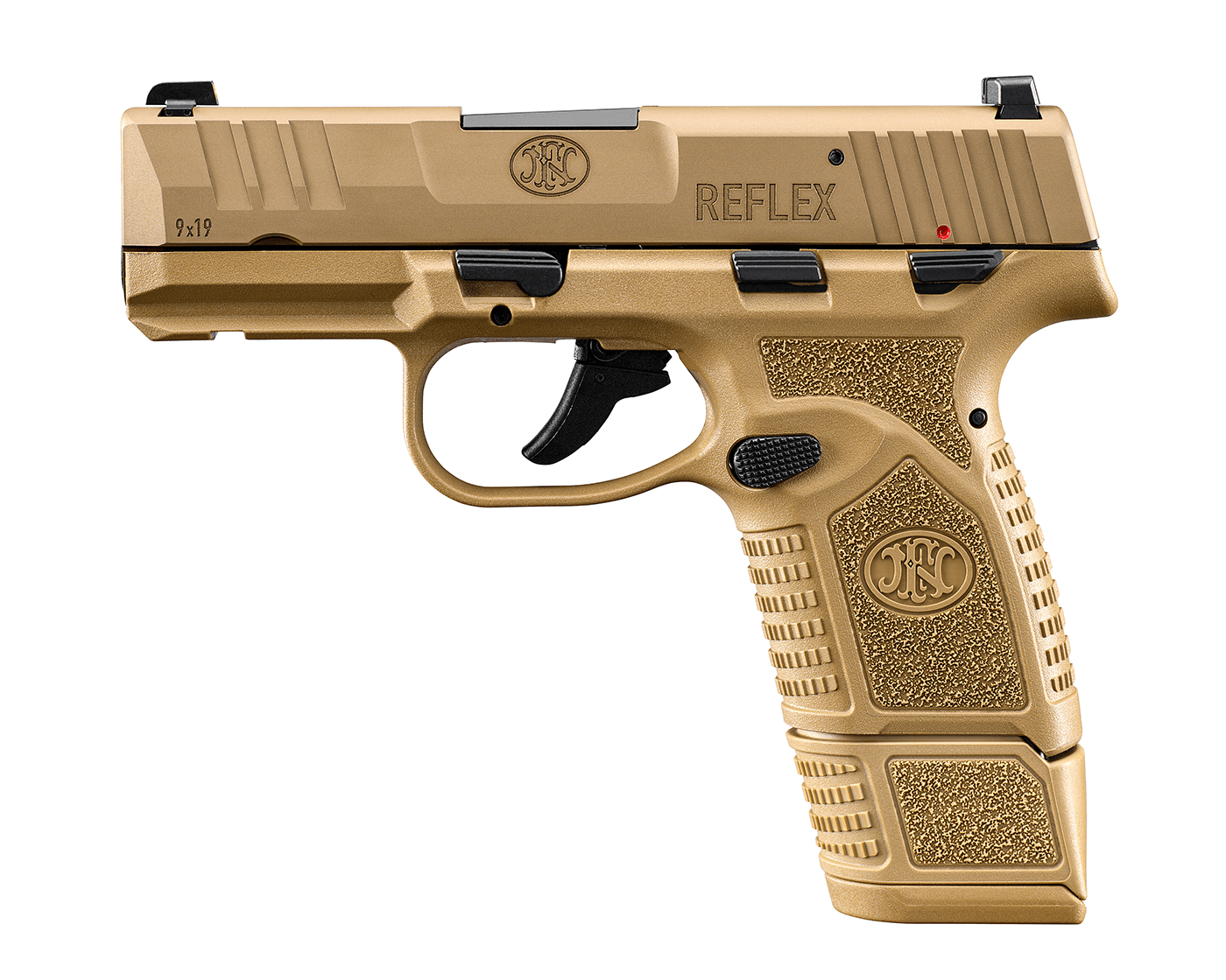FN REFLEX 9MM FDE 3.3" 15+1 SFTY