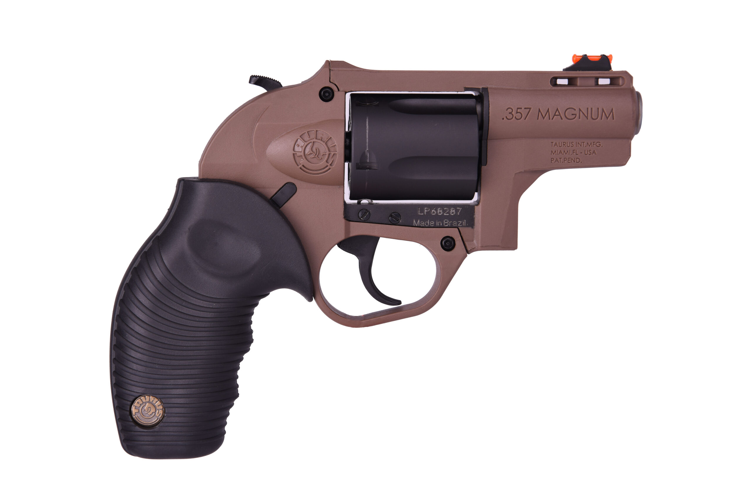 TAURUS 605 POLY 357M BLK/BROWN 5SH 2"